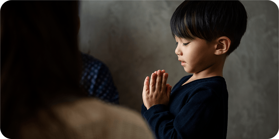 Child praying