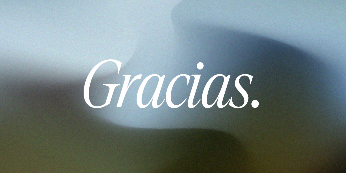 Gracias.