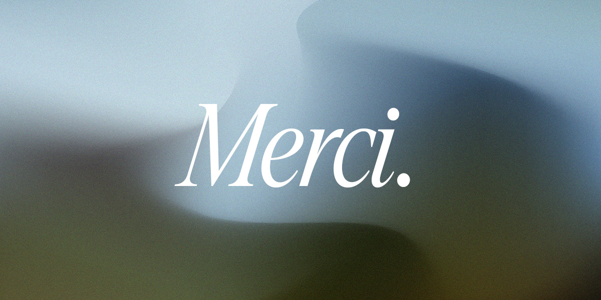 Merci.
